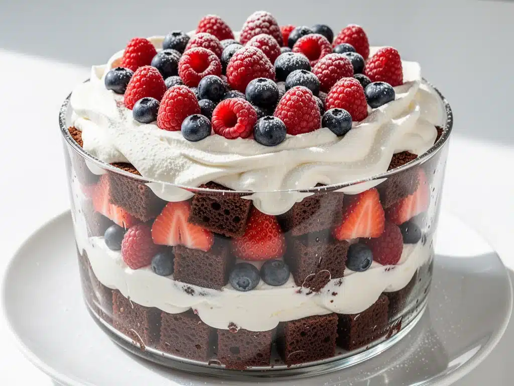 Summer Berry Dessert Trifle - featured image