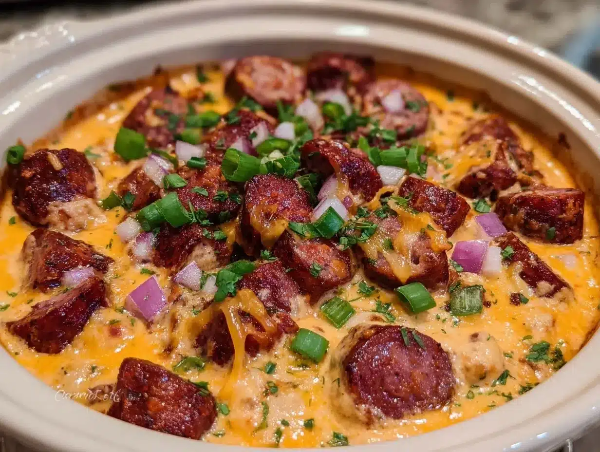 Tailgate Smoked Sausage Queso Dip: The Gentle Comfort You Need Tonight 4 tailgate smoked sausage queso dip preparation steps