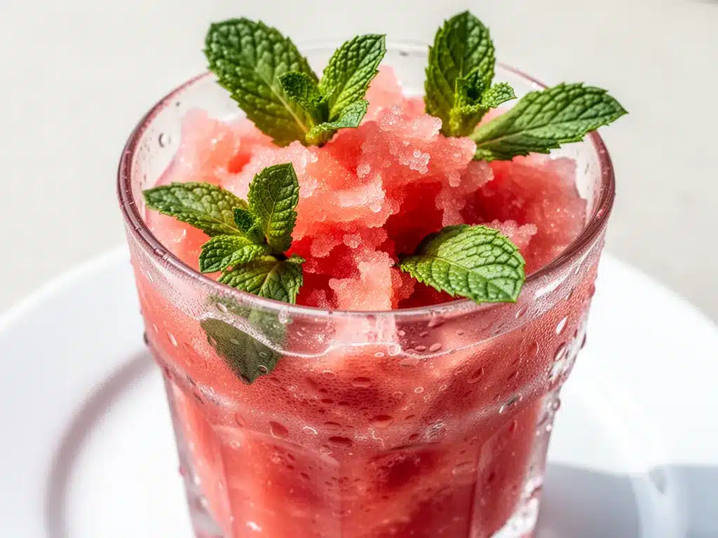 Watermelon Mint Slushie: Best 5-Min Summer Drink 4 Watermelon Mint Slushie preparation steps