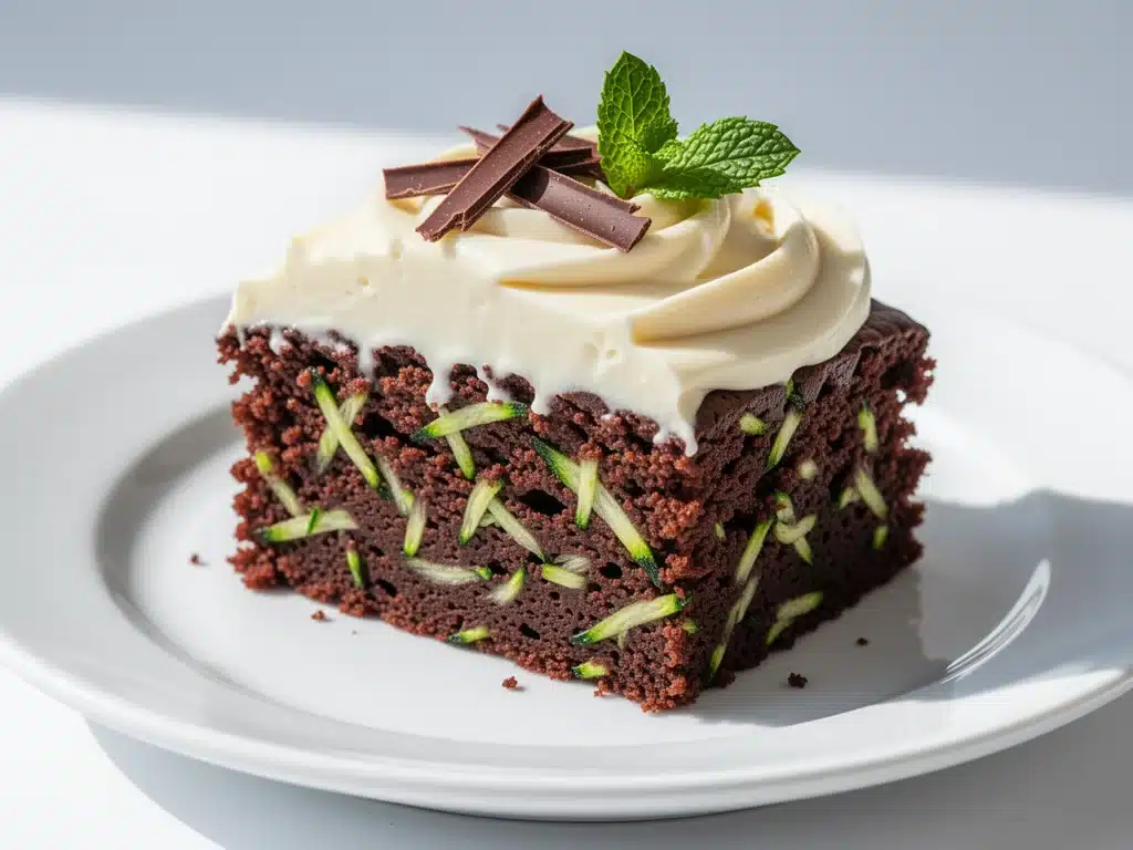 zucchini chocolate cake - featured image